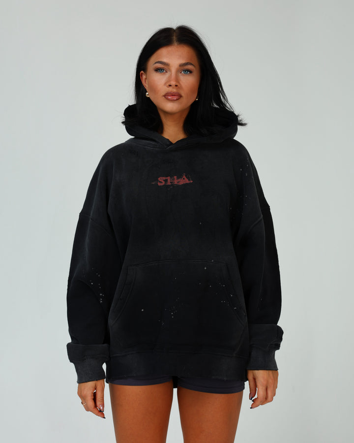 SHA. cardinal. everything. unisex washed hoodie