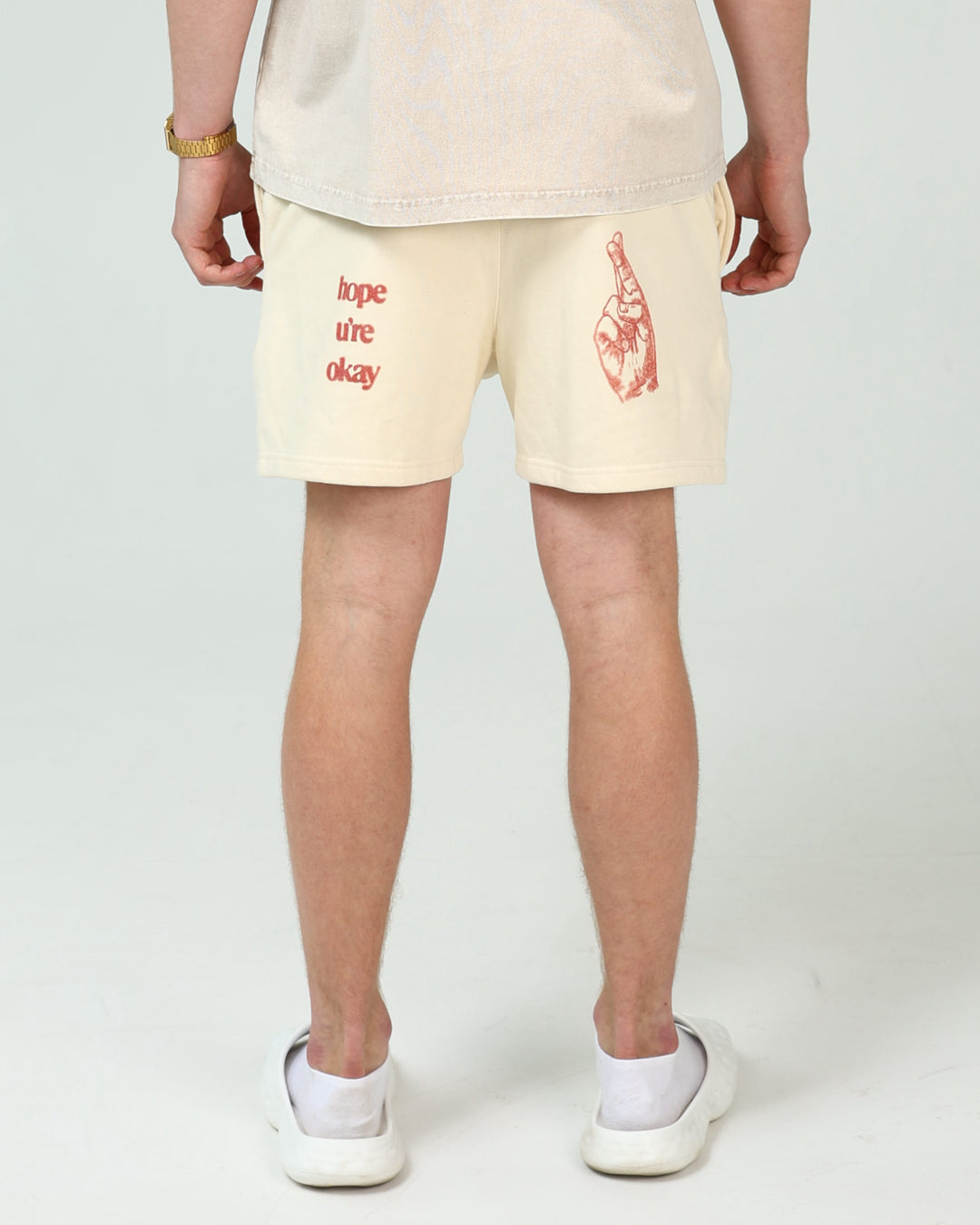 SHA. cardinal. hope. unisex heavyweight cotton shorts