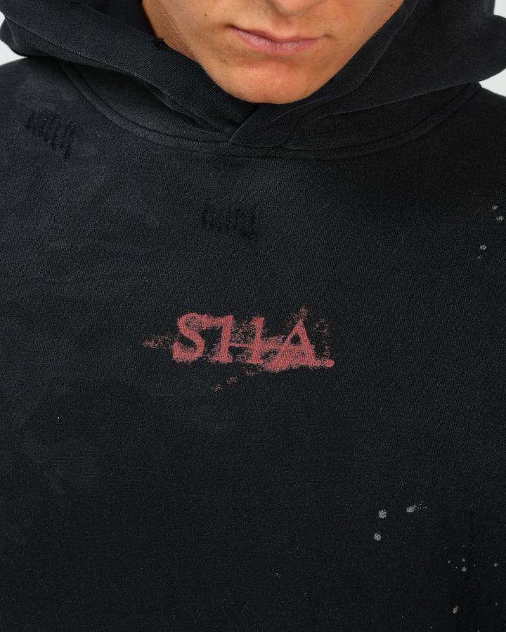 SHA. cardinal. everything. unisex washed hoodie