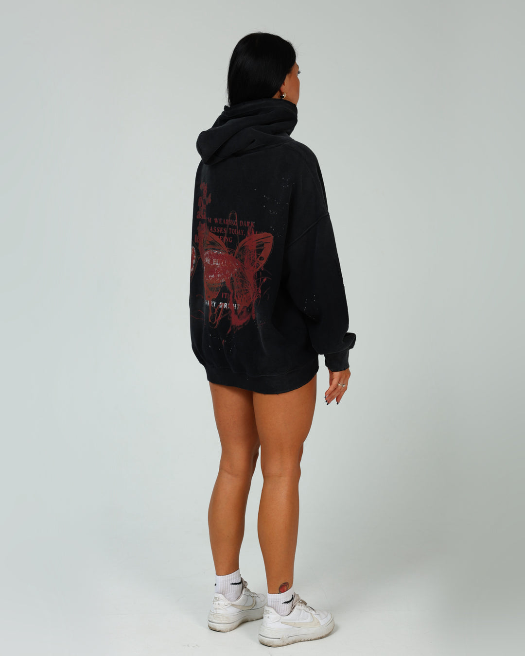 SHA. cardinal. everything. unisex washed hoodie