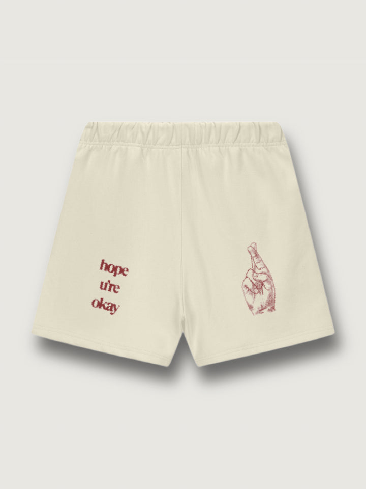 SHA. cardinal. hope. unisex heavyweight cotton shorts