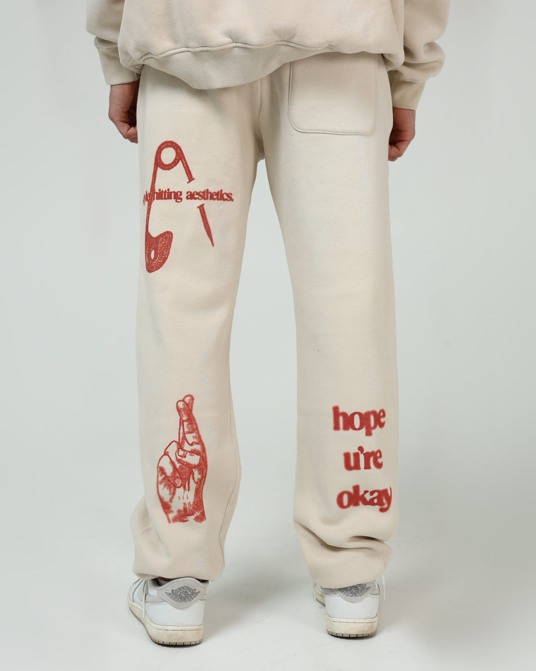 SHA. cardinal. hope. unisex washed joggers