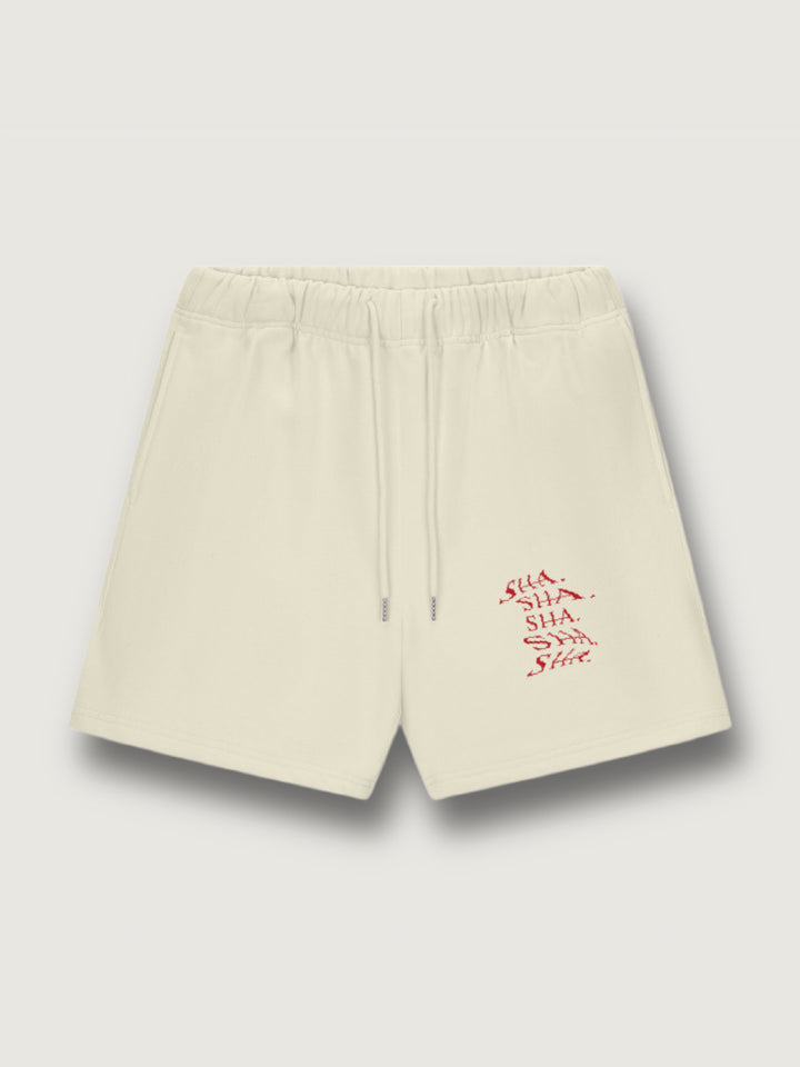 SHA. cardinal. hope. unisex heavyweight cotton shorts