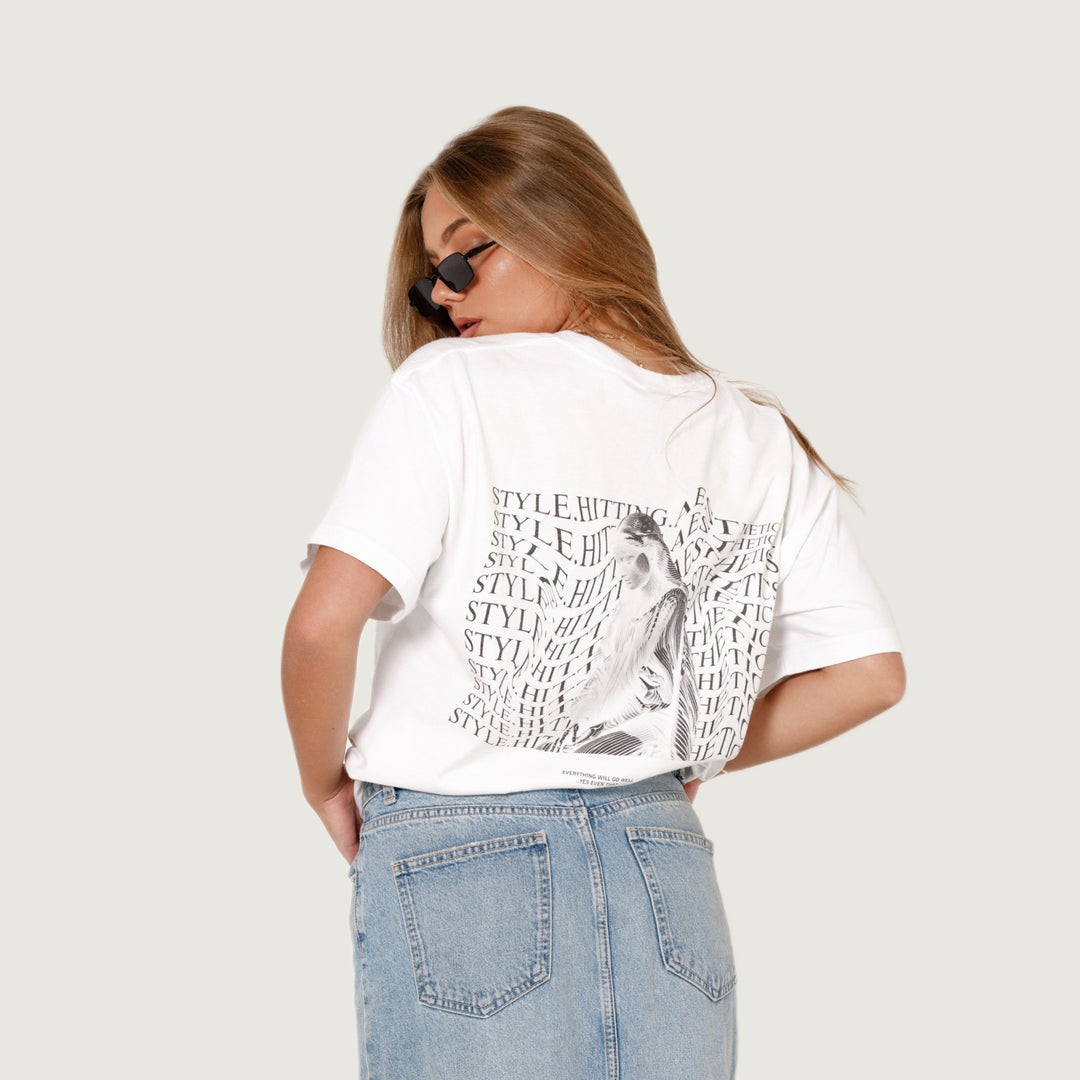 SHA. polar. prayer. unisex oversized tee