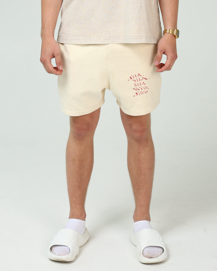 SHA. cardinal. hope. unisex heavyweight cotton shorts