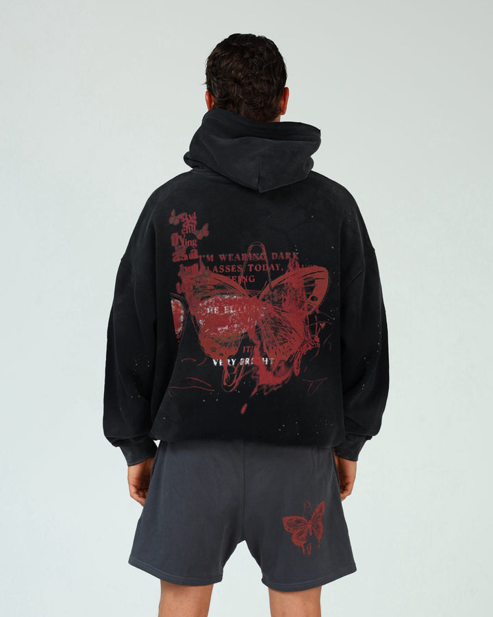 SHA. cardinal. everything. unisex washed hoodie