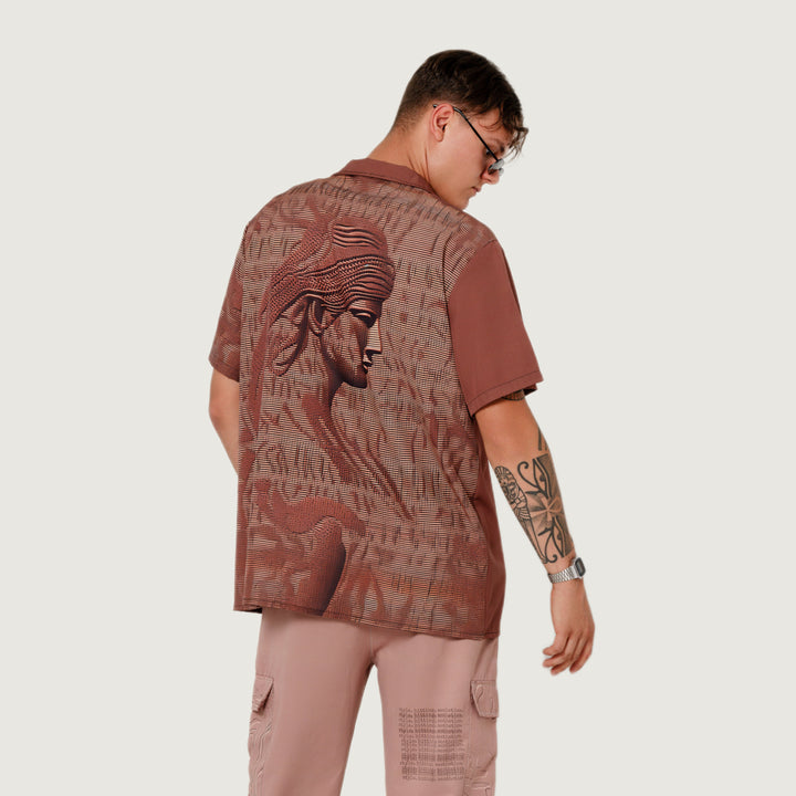 SHA. serenity. ancestral. men's hawaiian shirt