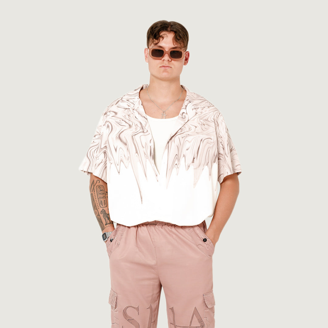 SHA. serenity. mellow. men's hawaiian shirt