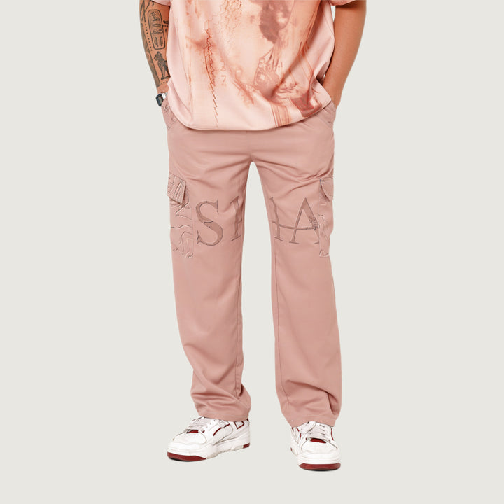 SHA. rarefied. adamn. men's silky cargo pants