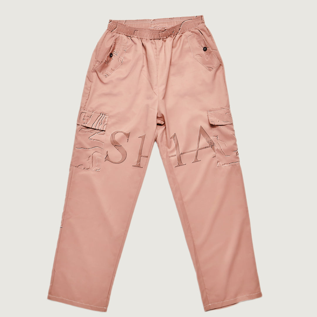 SHA. rarefied. adamn. men's silky cargo pants